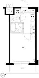 ルーブル新橋【2階】の間取り