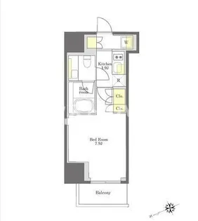 プライムメゾン大塚【12階】の間取り