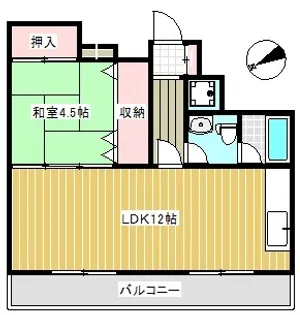 椿マンション【3階】の間取り