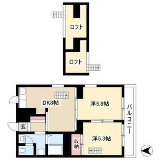 メゾンMASAKI【4階】の間取り