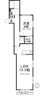 ブライトステージ菊川【2階】の間取り