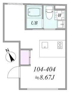 trias347【4階】の間取り