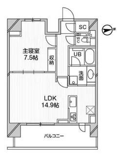 M白金台【9階】の間取り