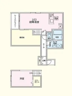 グランオネスト中町【1階】の間取り