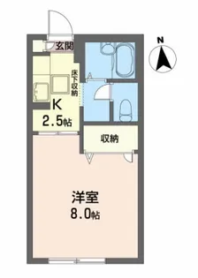 サニーコート・オークス【1階】の間取り