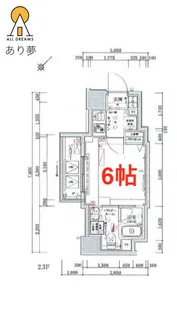 リヴシティ横濱関内【3階】の間取り