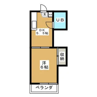 ☆ハウスキャメリア【1階】の間取り