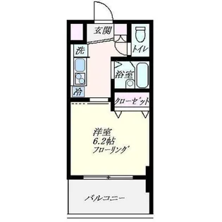 ツインバレー東神奈川【3階】の間取り