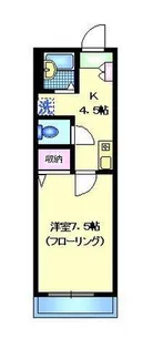 メゾンファミール【1階】の間取り