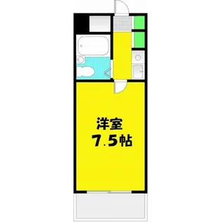 サンライズ千代崎【3階】の間取り