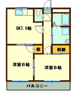 レジデンスライフ【1階】の間取り