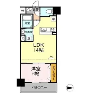グレイスコート アイエス【2階】の間取り