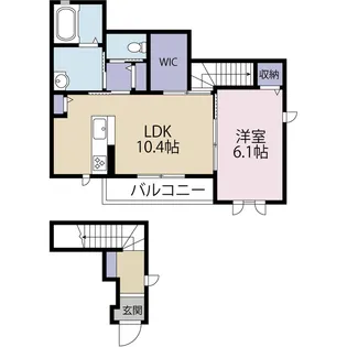 パーク ロッサ【2階】の間取り