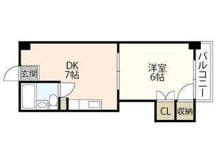 第三若宮ビル【2階】の間取り