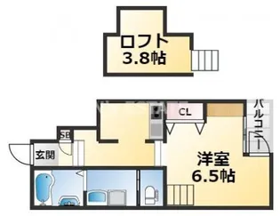 あんしん+宮川町【1階】の間取り