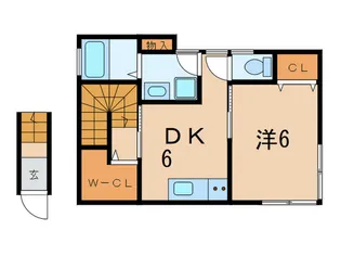 Soleil Duo【2階】の間取り