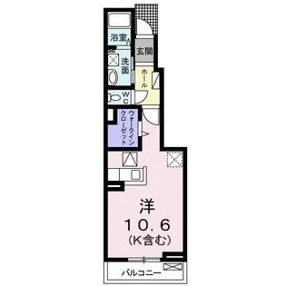 ヴィラ・ルーチェA【1階】の間取り