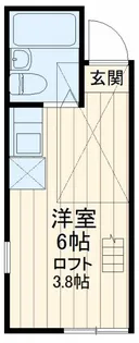 ユナイト野島リオプラテンセ【2階】の間取り