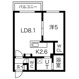 マルベリーフィールド宮の沢2・1【4階】の間取り