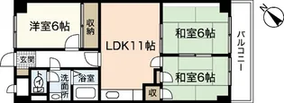 龍本マンション【2階】の間取り