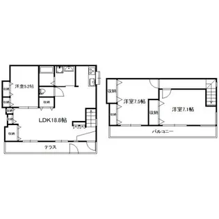 ヴィラフジの間取り