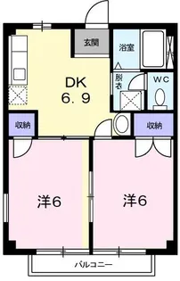 アクティブ高橋A【1階】の間取り