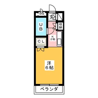 プロビデンス北畑【3階】の間取り