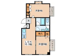グレースマンション【3階】の間取り