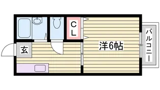 ノースユメサキ【1階】の間取り