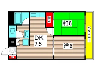 アリィ-ズ谷中【1階】の間取り