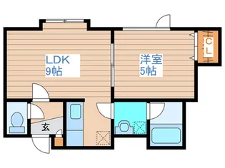 ウィッシュ【3階】の間取り