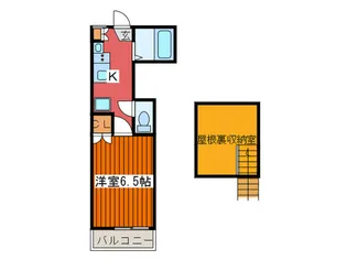 ルシェ-ルOJI【2階】の間取り