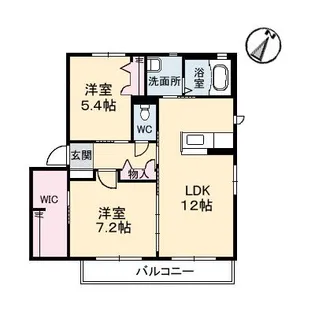 エピナール G棟【2階】の間取り