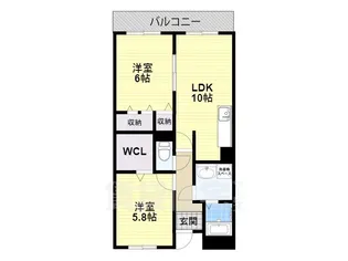 ボナール2000【4階】の間取り