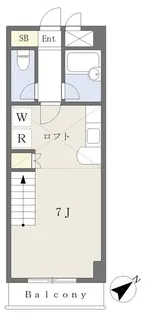 ガーデンパレス辰巳【5階】の間取り