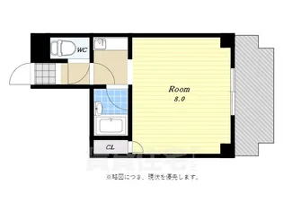 COSMO蓮井【7階】の間取り