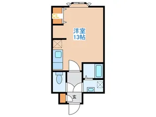 ルナガーデン琴似【3階】の間取り