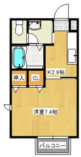 ディアス青葉【2階】の間取り