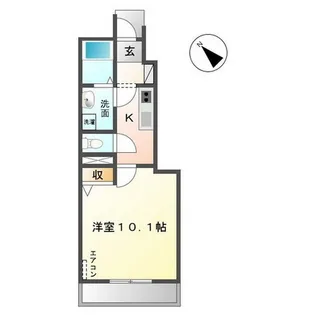 Y’s square93(ワイズスクエア93)【1階】の間取り