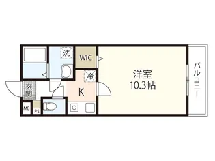 プランソレイユK【1階】の間取り