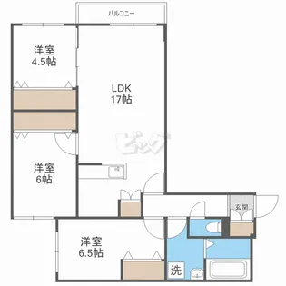FJ手稲本町【5階】の間取り