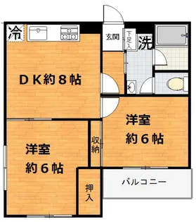 パイフラット【3階】の間取り