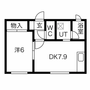 ジュネス大通【3階】の間取り