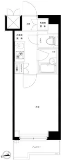ルーブル北新宿【2階】の間取り