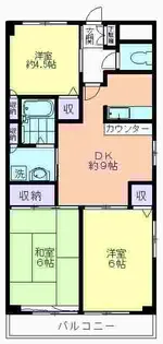 サン・フォーレスト【3階】の間取り
