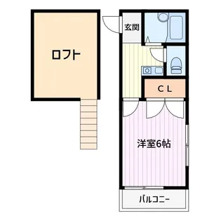 サザンハイツ【1階】の間取り
