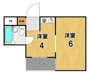 ヴィラトレスチコ【2階】の間取り