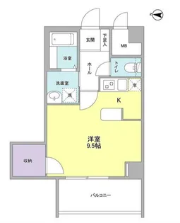 工芸館きうち3【4階】の間取り