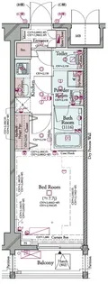 プラシア蒲田 THE GRAND RESIDENCE【3階】の間取り
