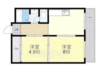 ラビアンヌエスポワール【3階】の間取り